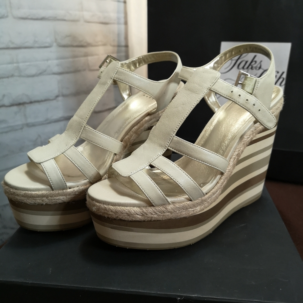 High wedges shoes.